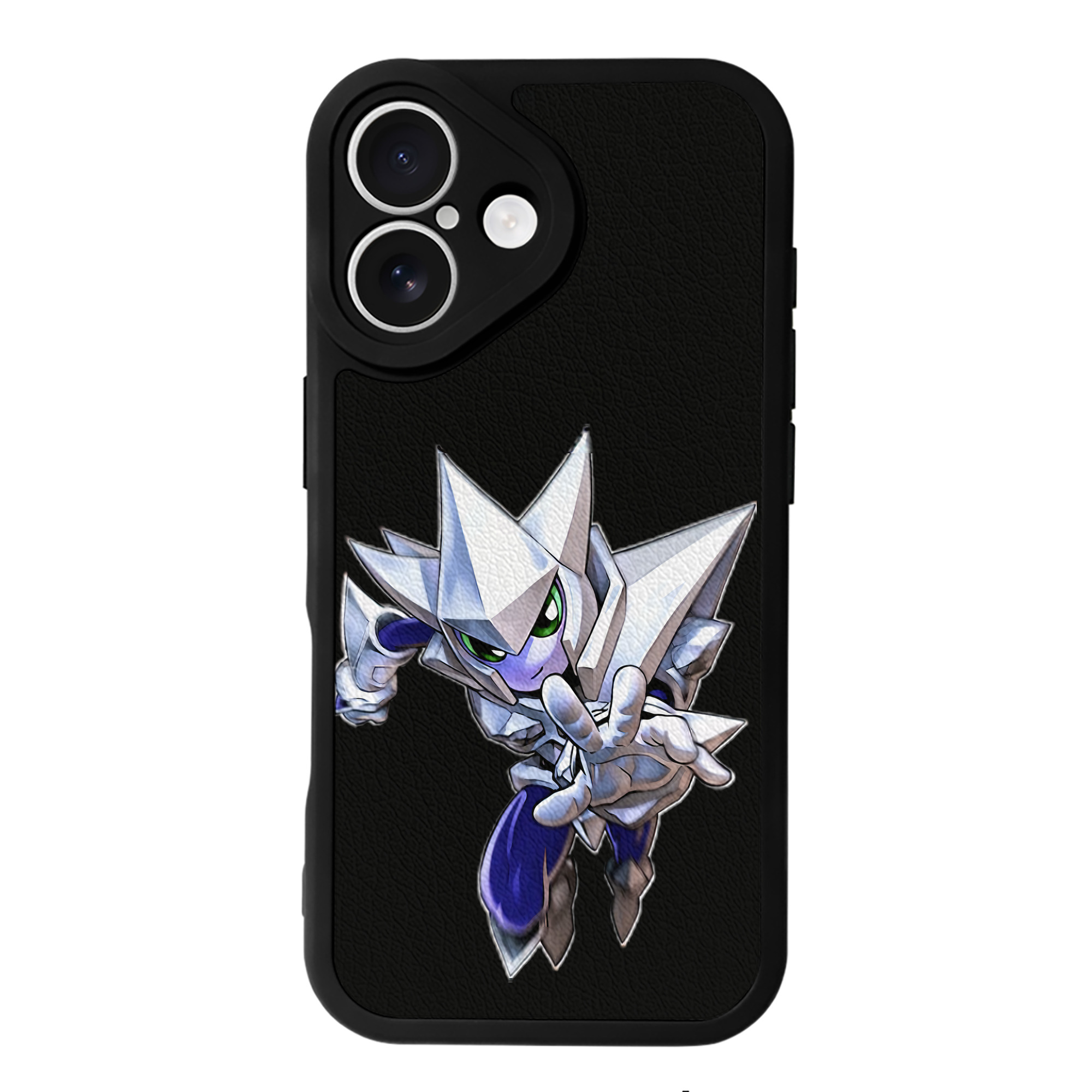 （画像用） 遊☆戯☆王 Yu-Gi-Oh! 【iPhone 16シリーズ対応】シリコンスマホケース（レザー調） 材質：シリコン